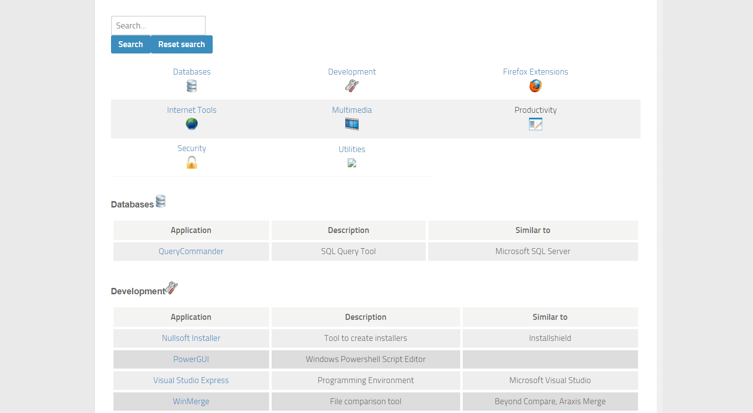 An example of a link library.