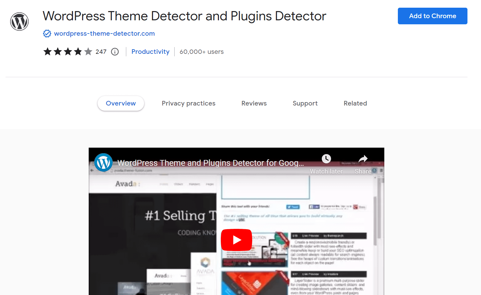 WordPress Theme Detector and Plugins Detector.