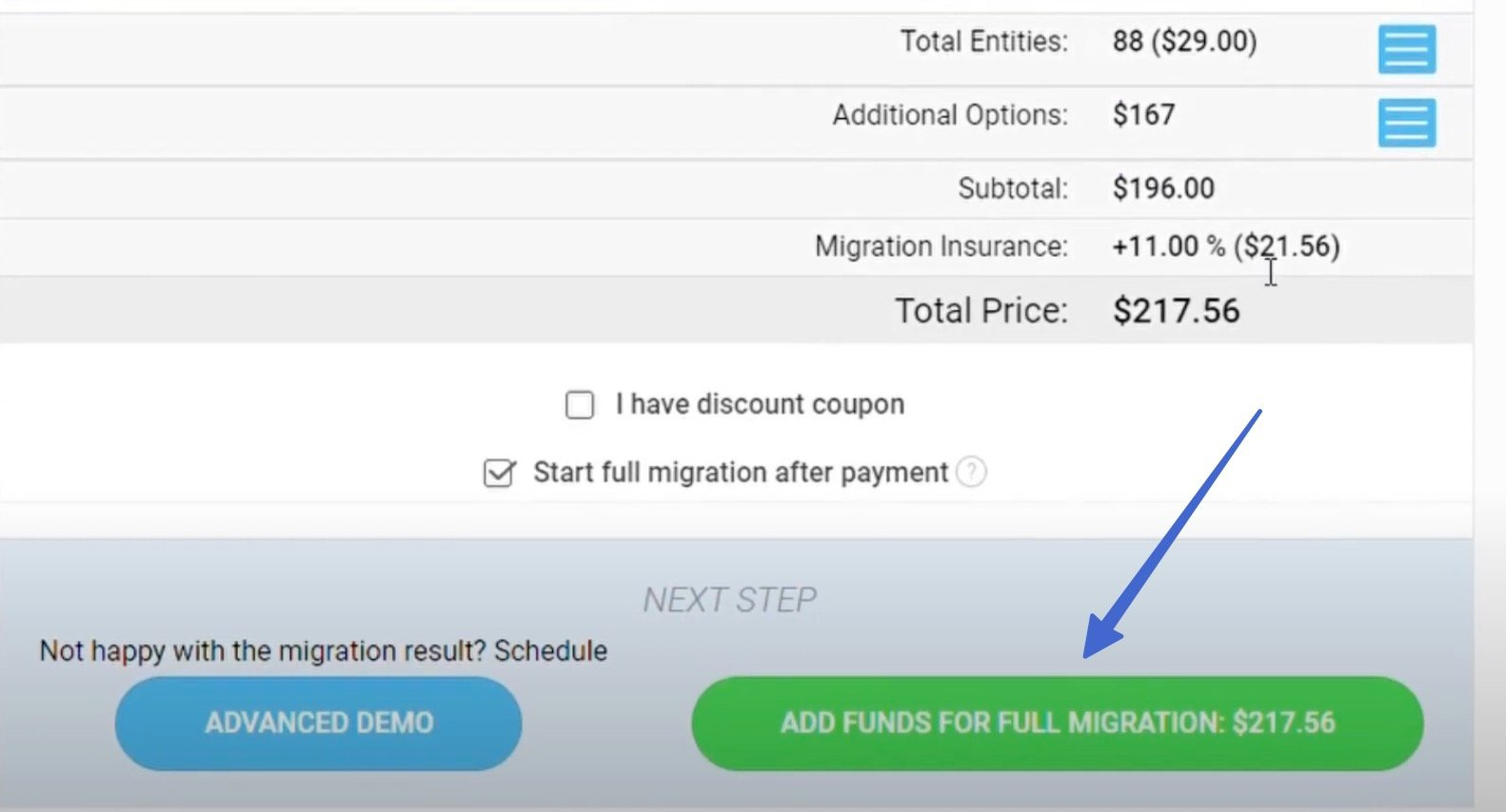 Pay to migrate from PrestaShop to WooCommerce.
