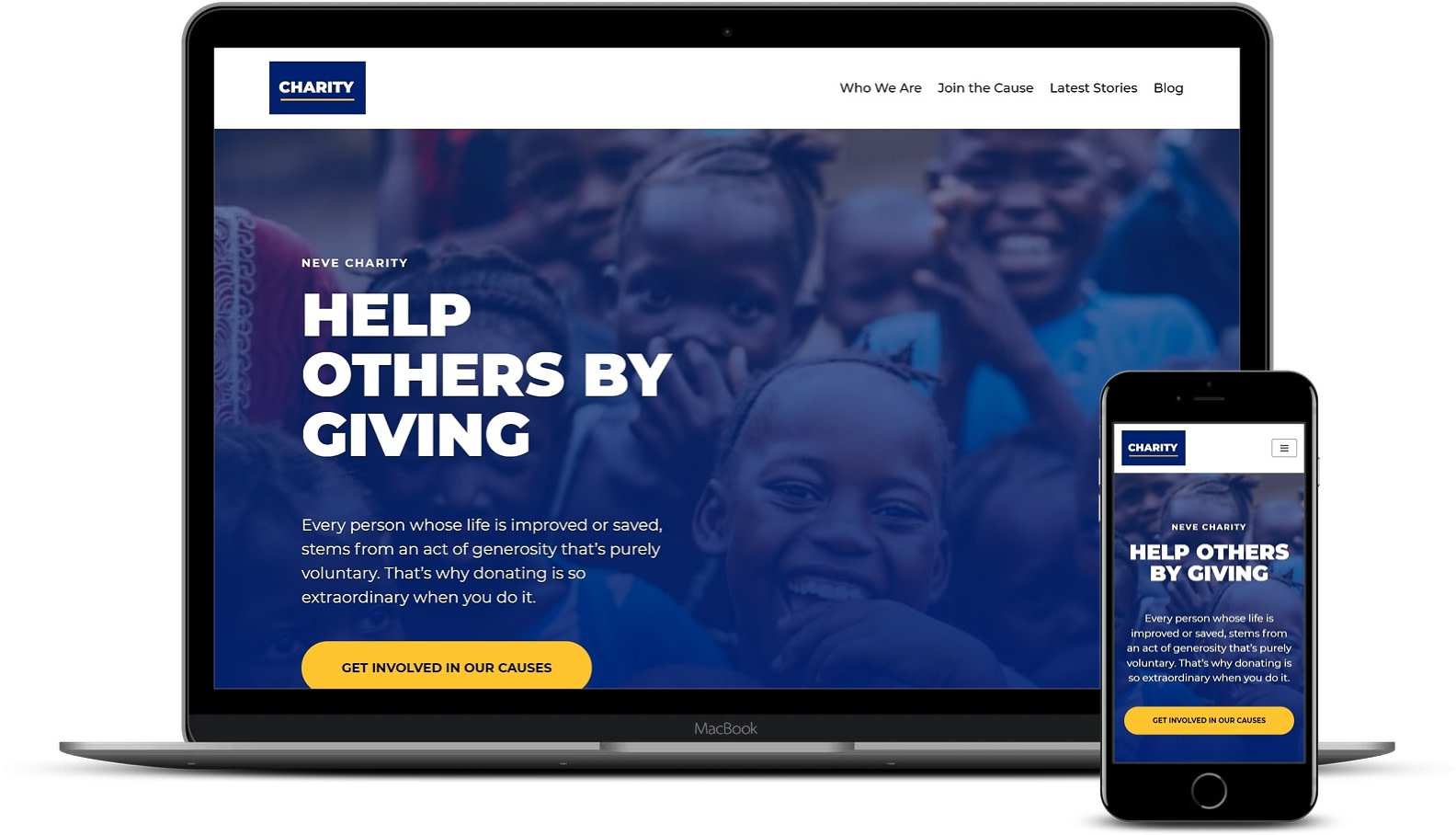 WordPress charity template