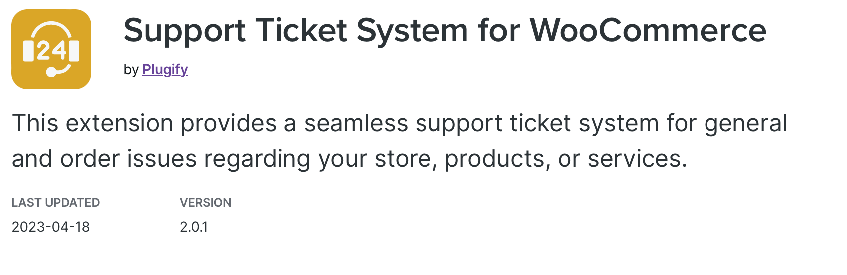 Support Ticket System for WooCommerce.
