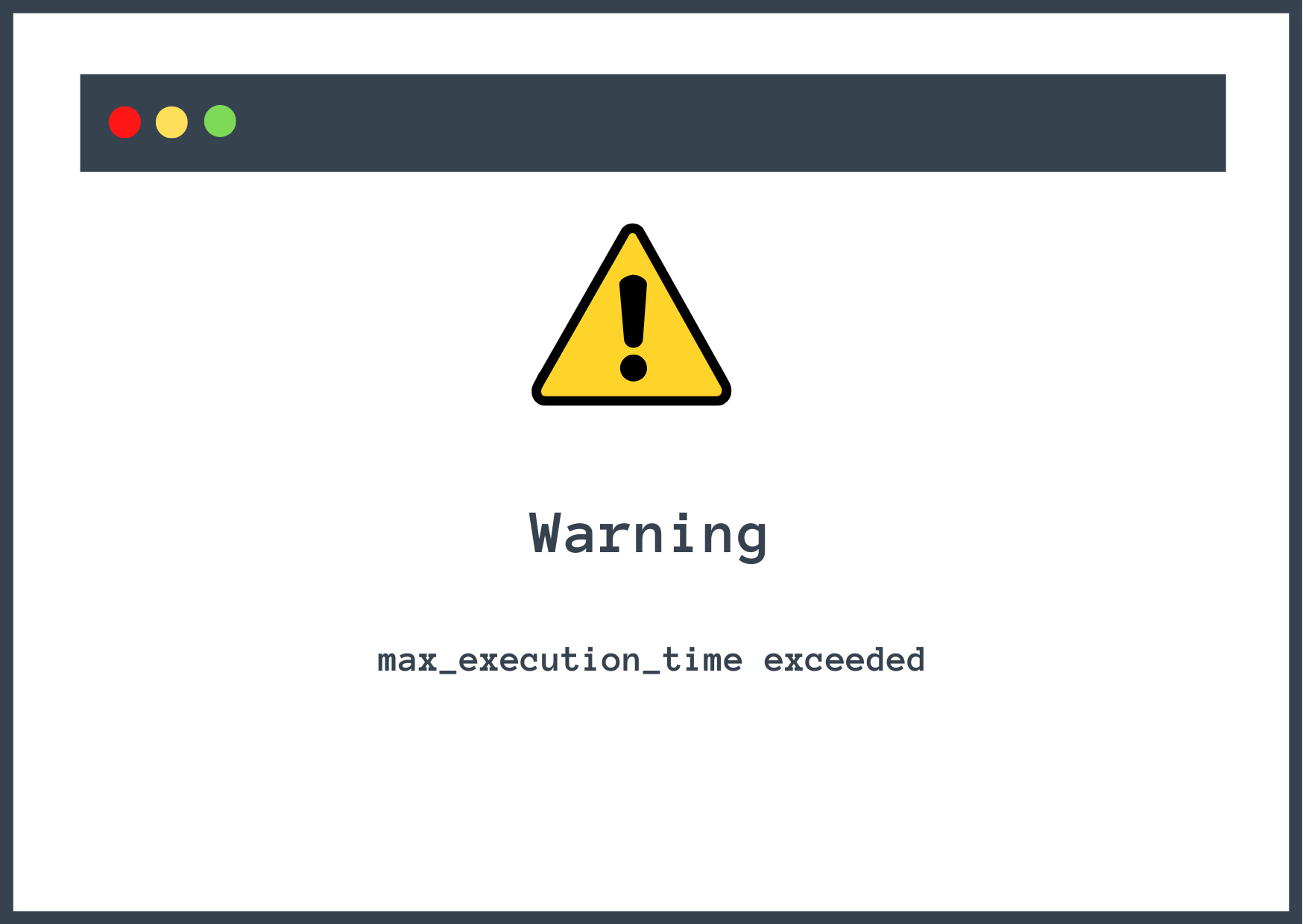 max_execution_time wordpress error