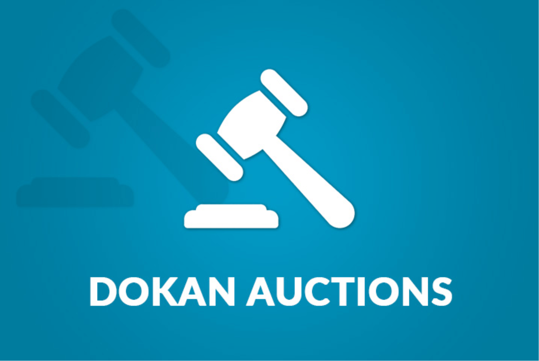 Dokan Simple Auctions plugin banner.