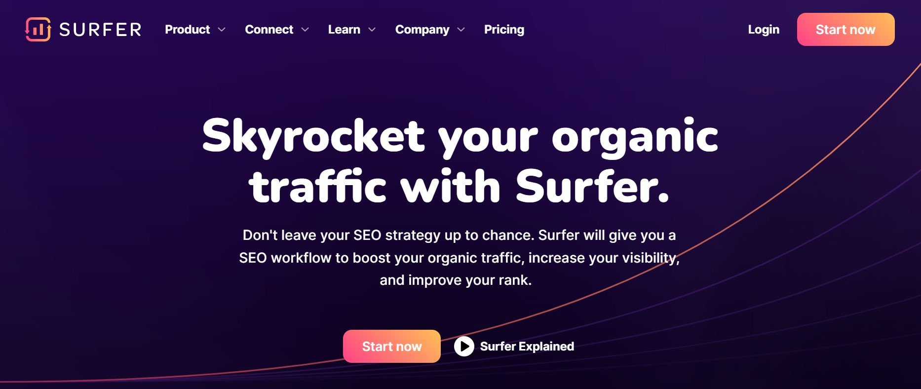 SurferSEO is one of the best AI SEO tools on the market.