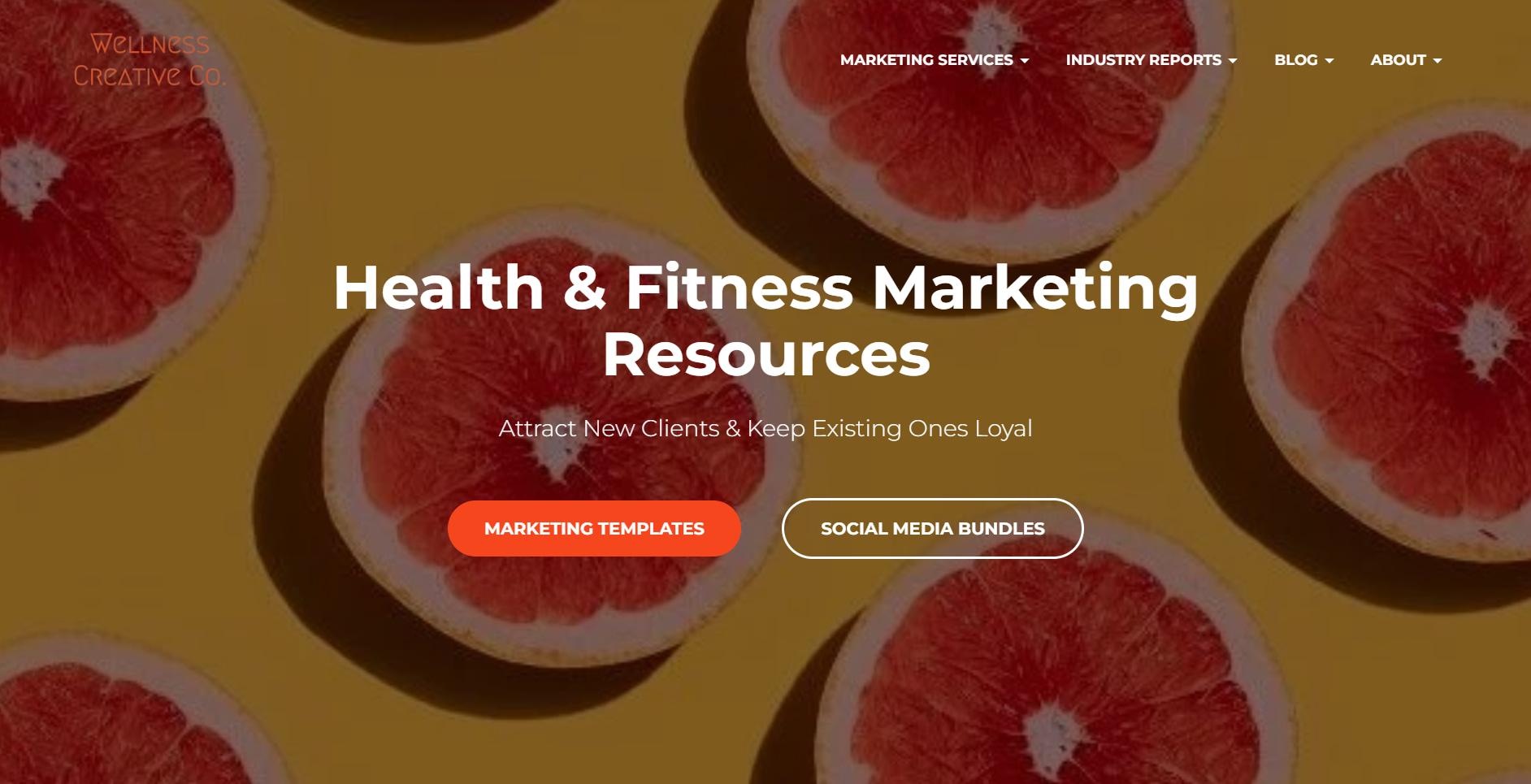 Wellness Creatives is a sample WordPress site using the Hestia theme.