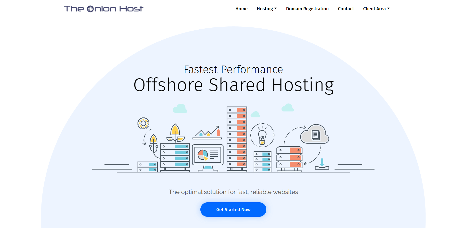 The offshore web hosting service, The Onion Host.