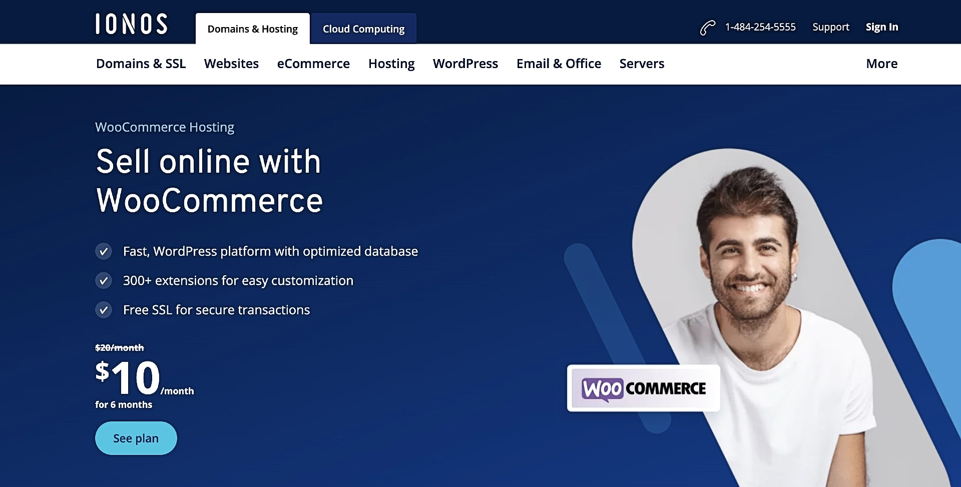 IONOS offers WooCommerce hosting.