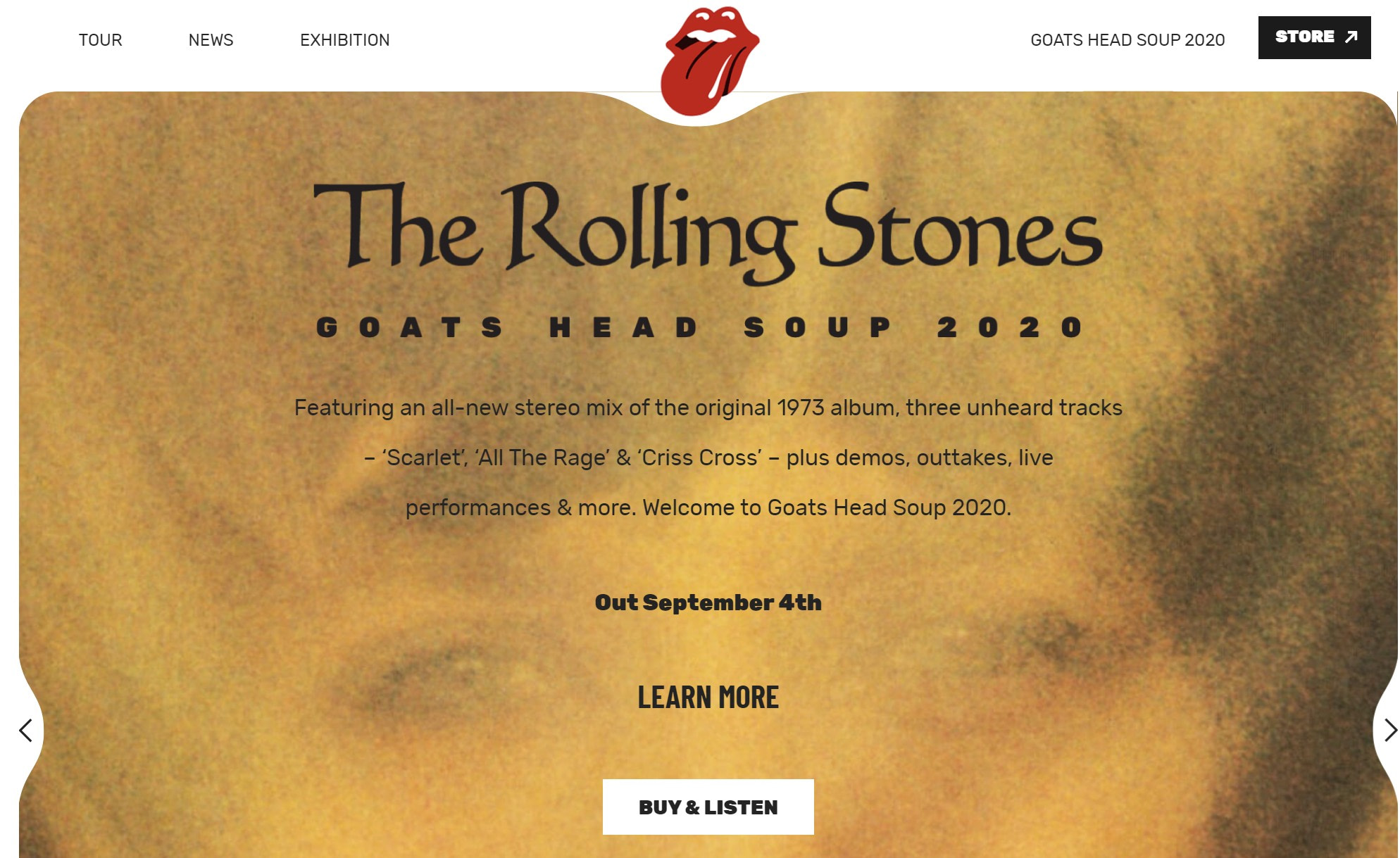 The Rolling Stones use WordPress