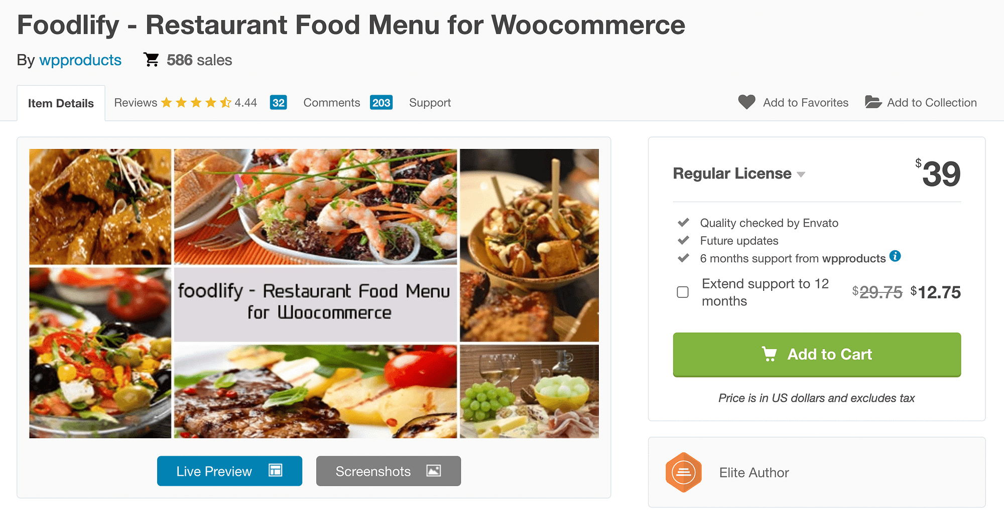 Foodlify is a plugin for restaurant websites.