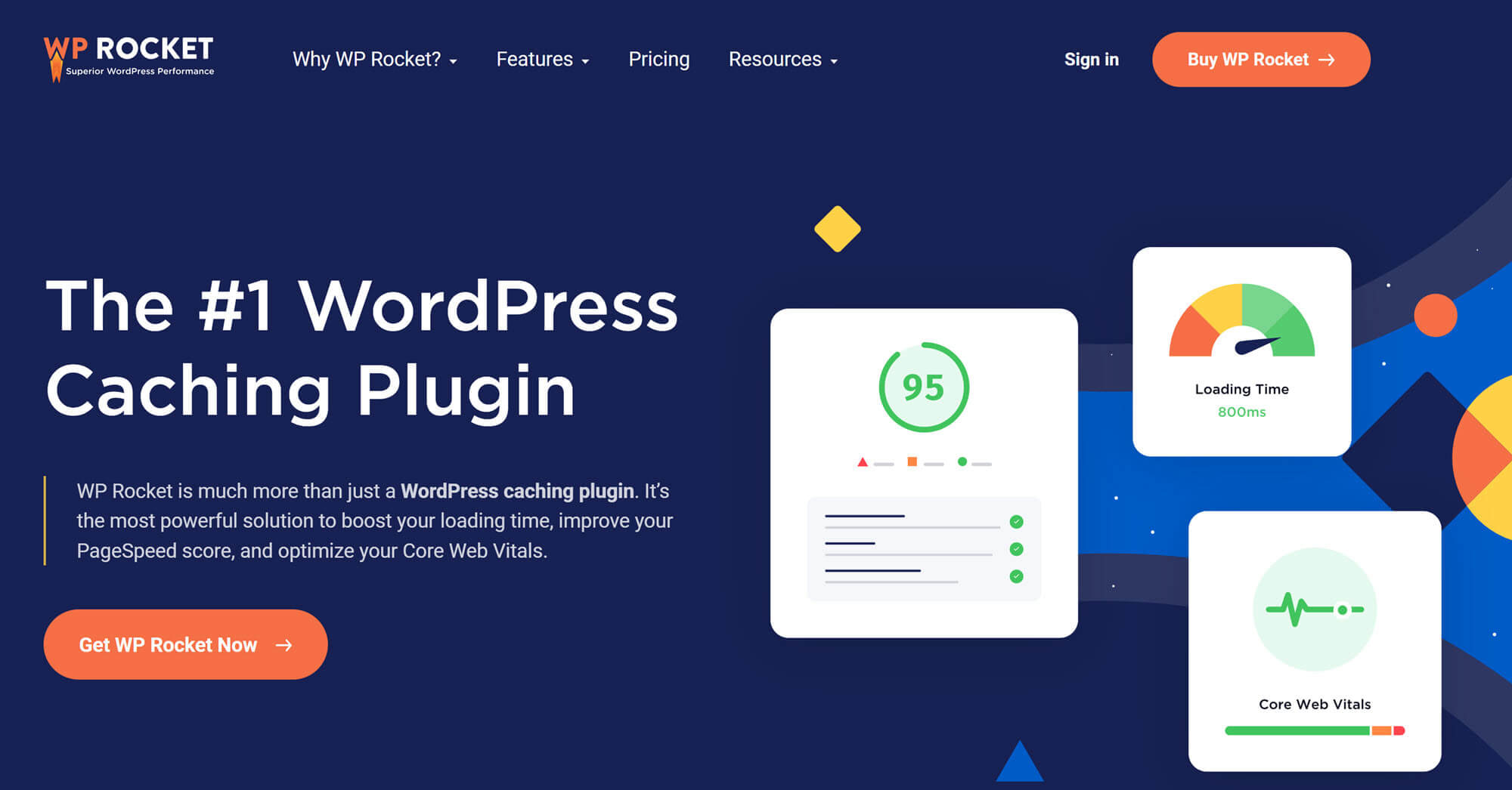 WP Rocket caching plugin for WordPress