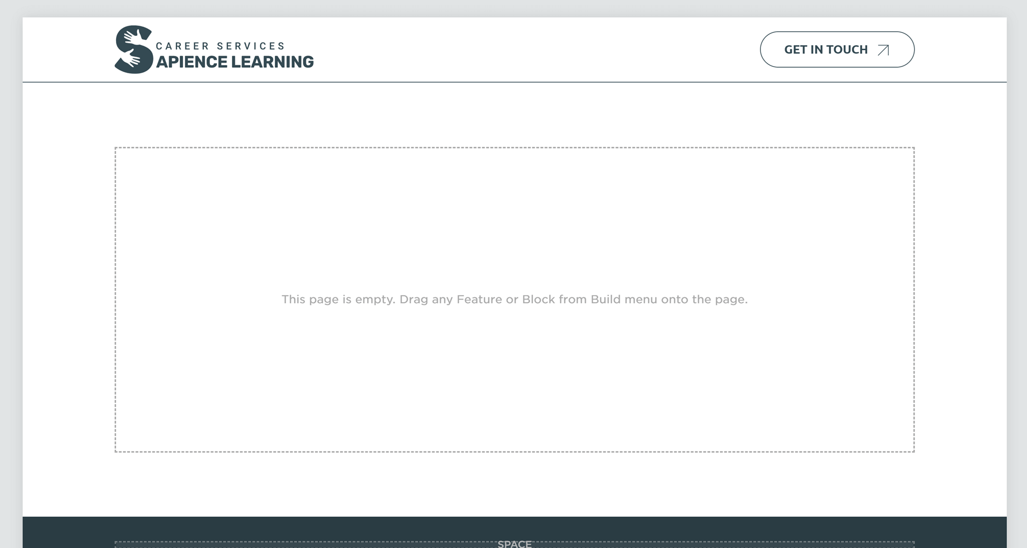 Blank page in the Web.com editor