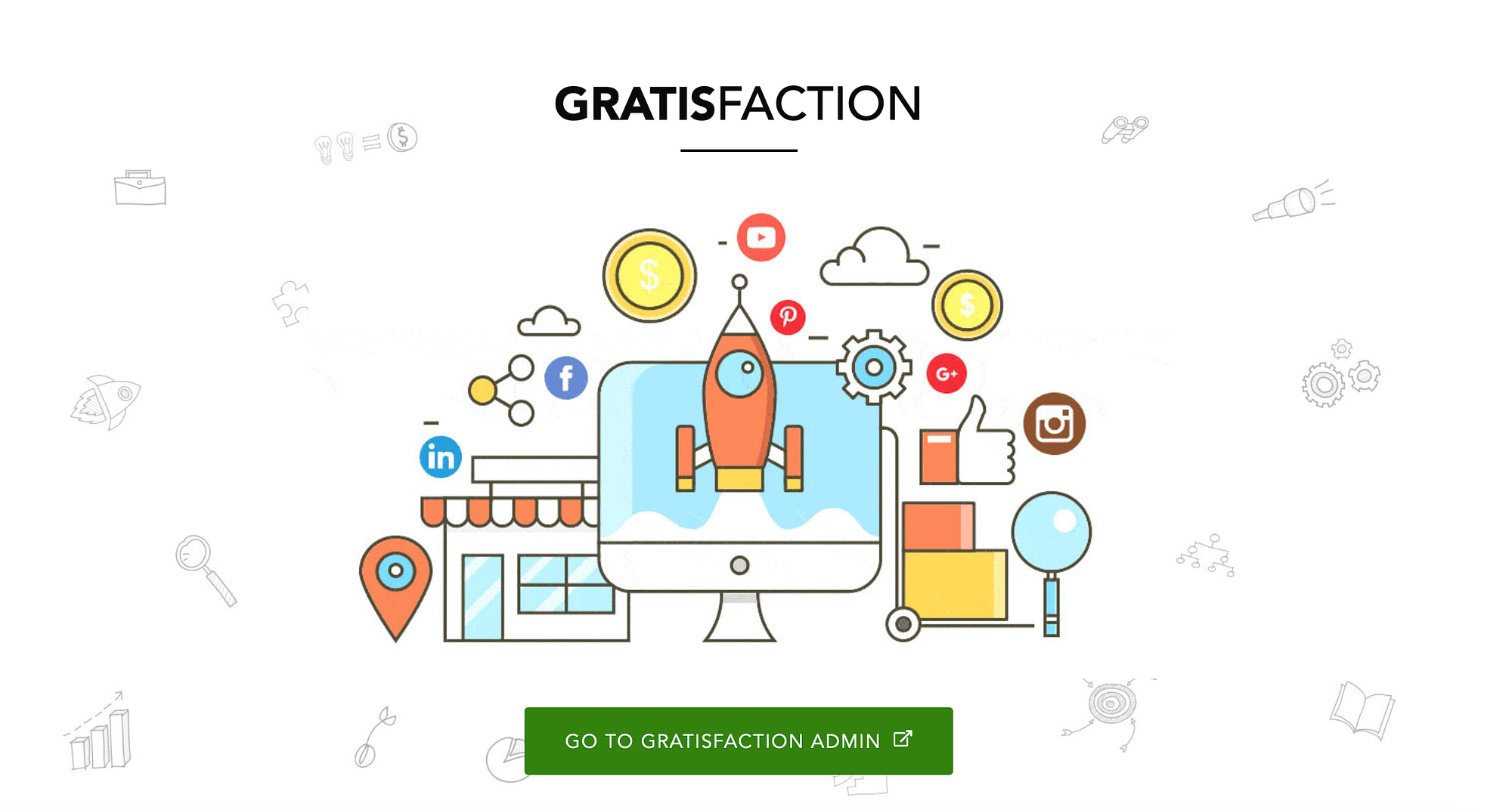Go to Gratisfaction admin to set up a loyalty program.