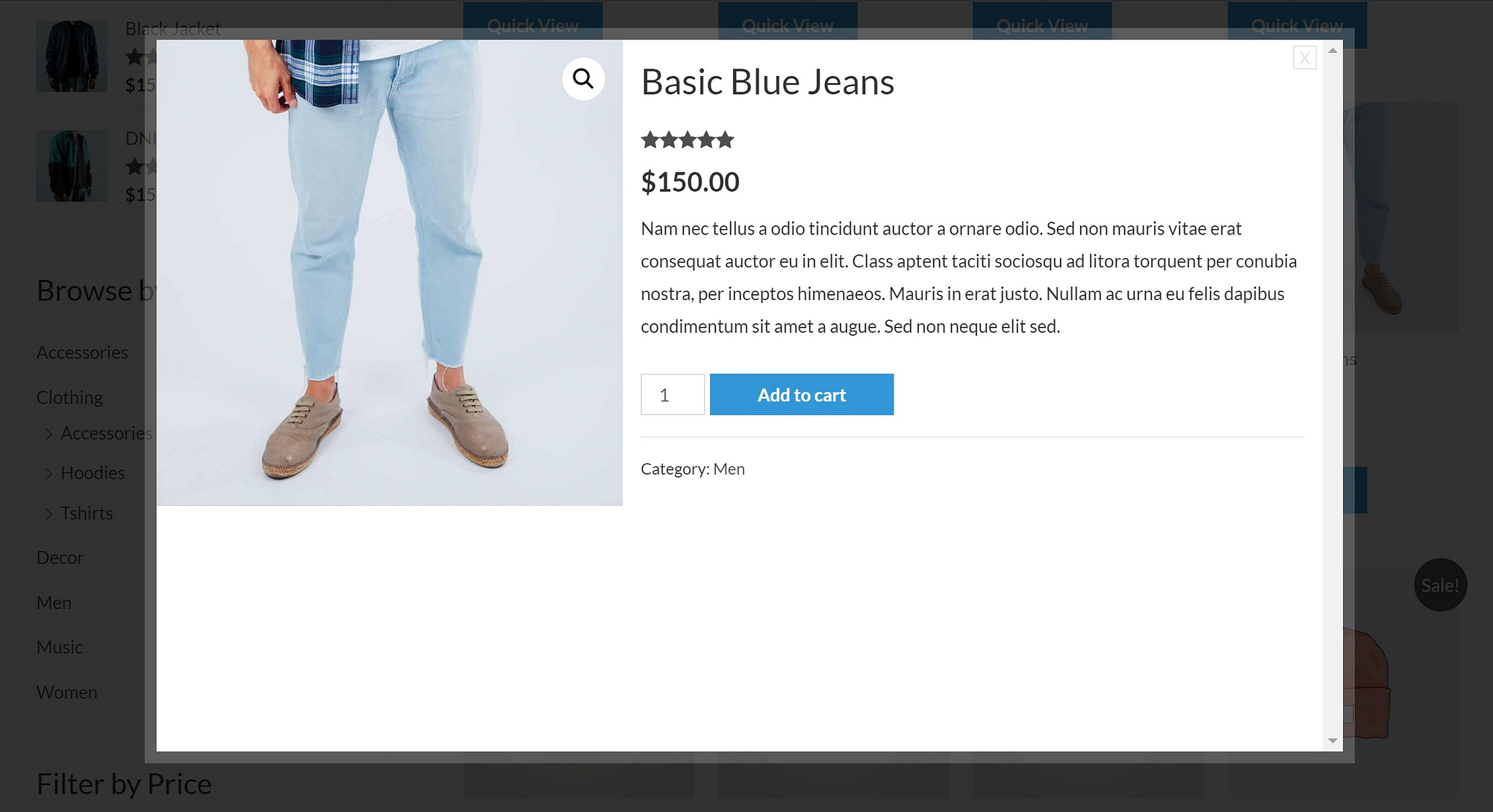 YITH WooCommerce Quick View example