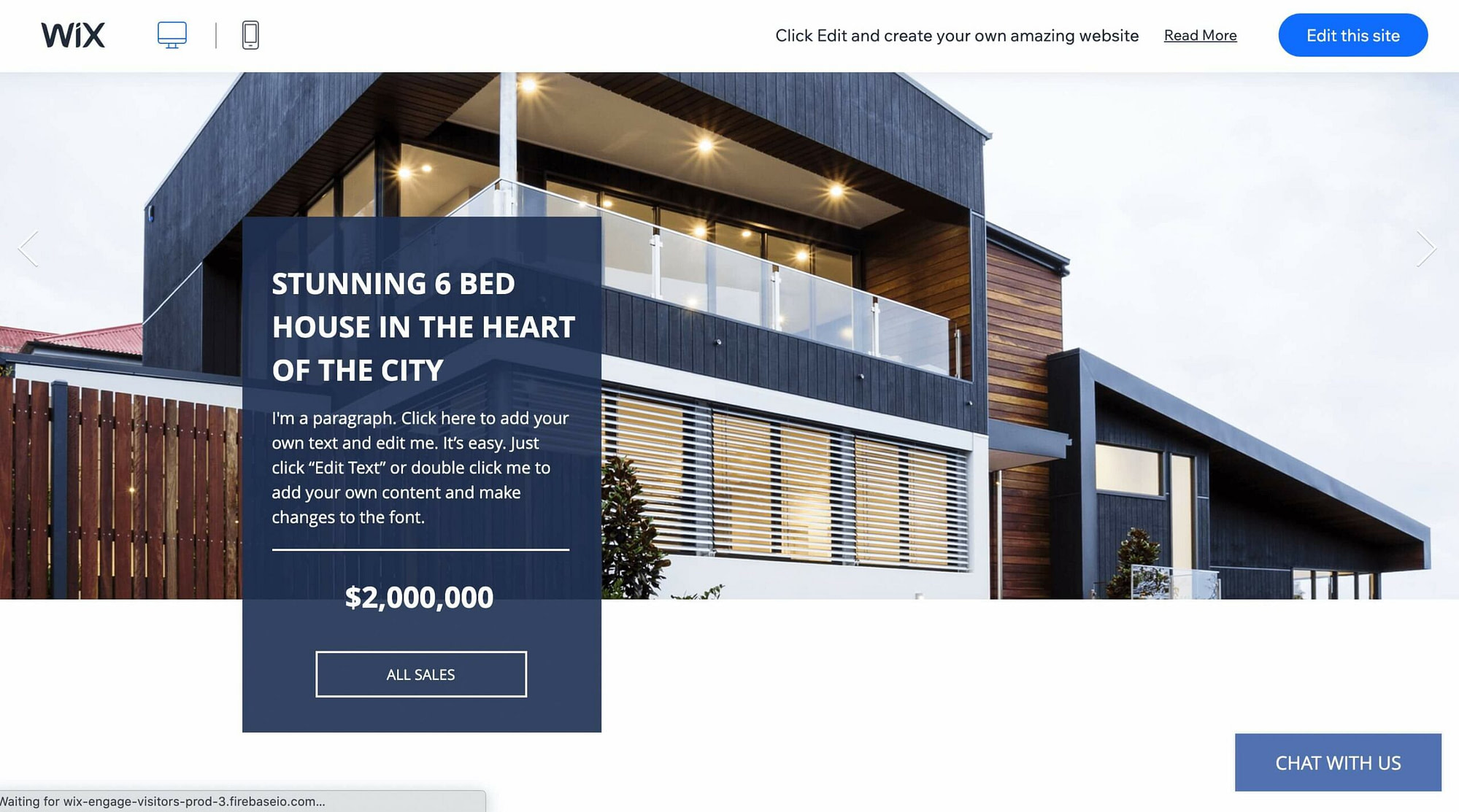 Wix is one of the best real estate website builders.