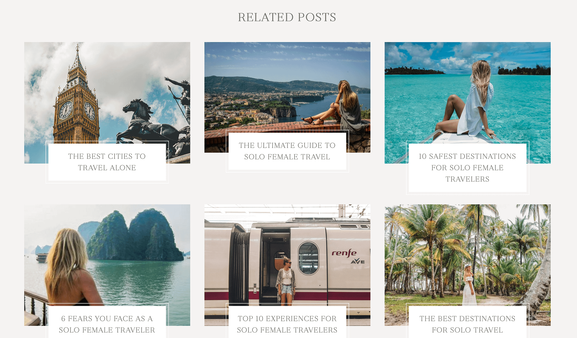 An example of WordPress personalized content on a blog