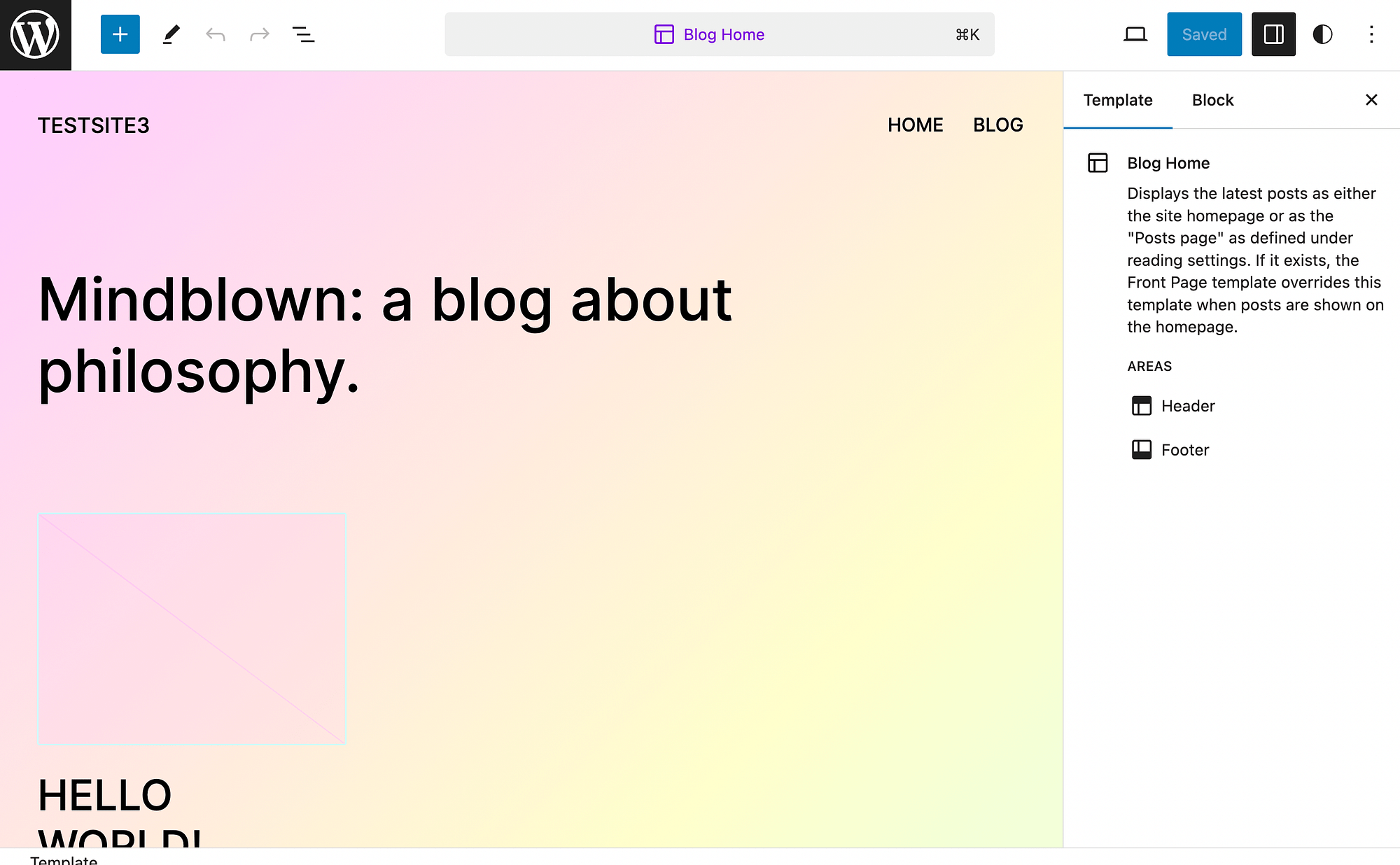 Further customizing your blog home page.