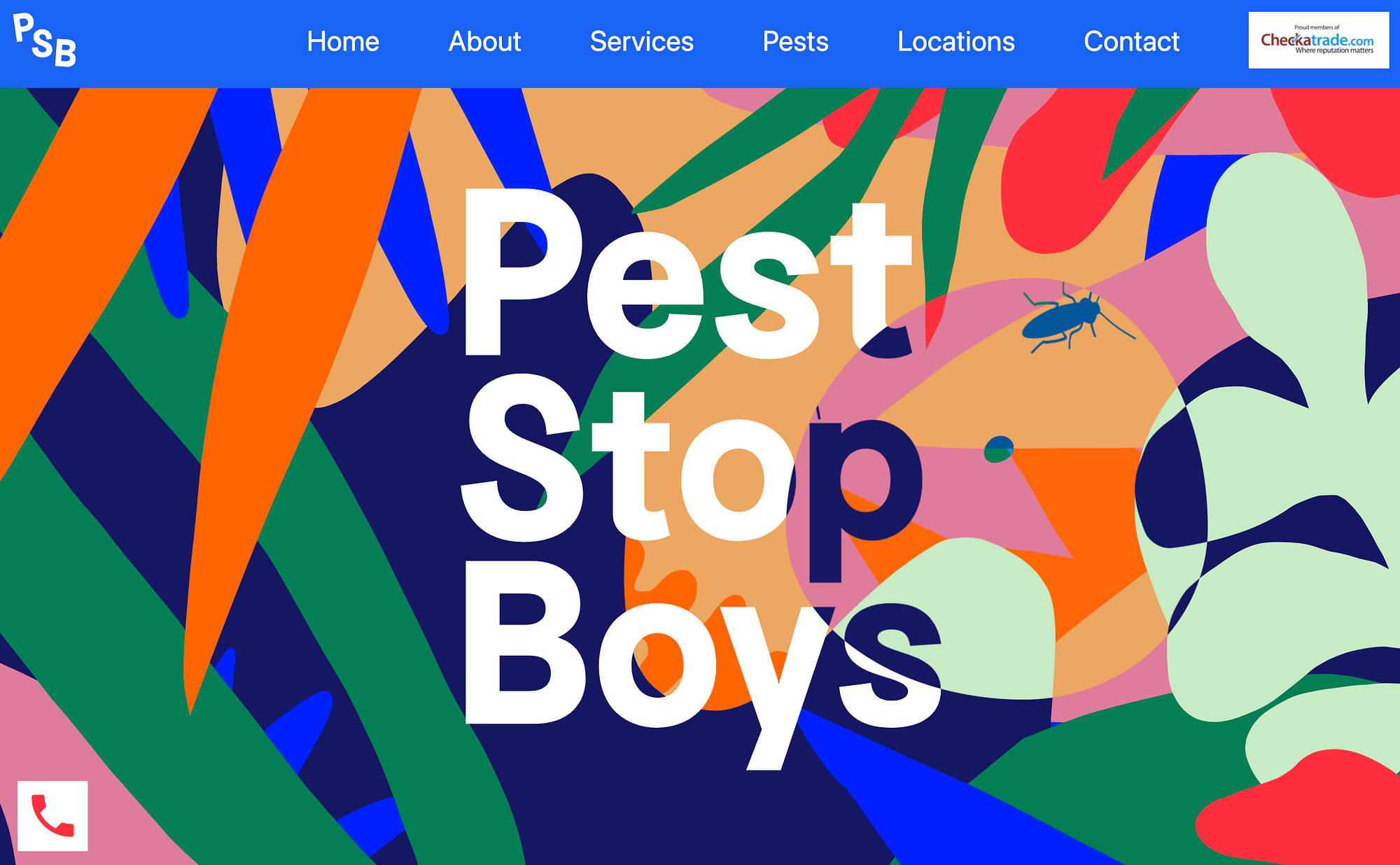 The Pest Stop Boys site.