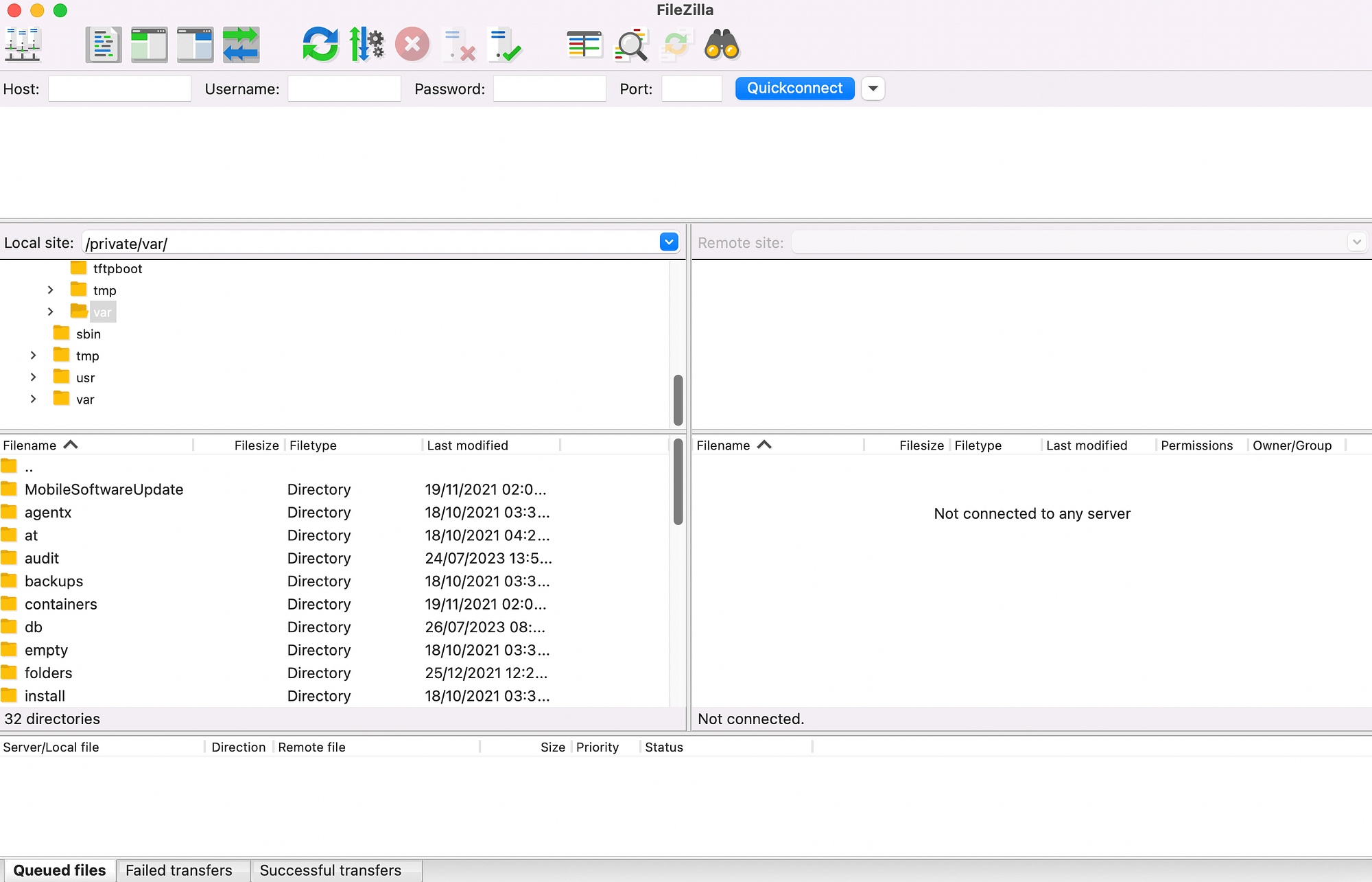 How to use FileZilla interface.