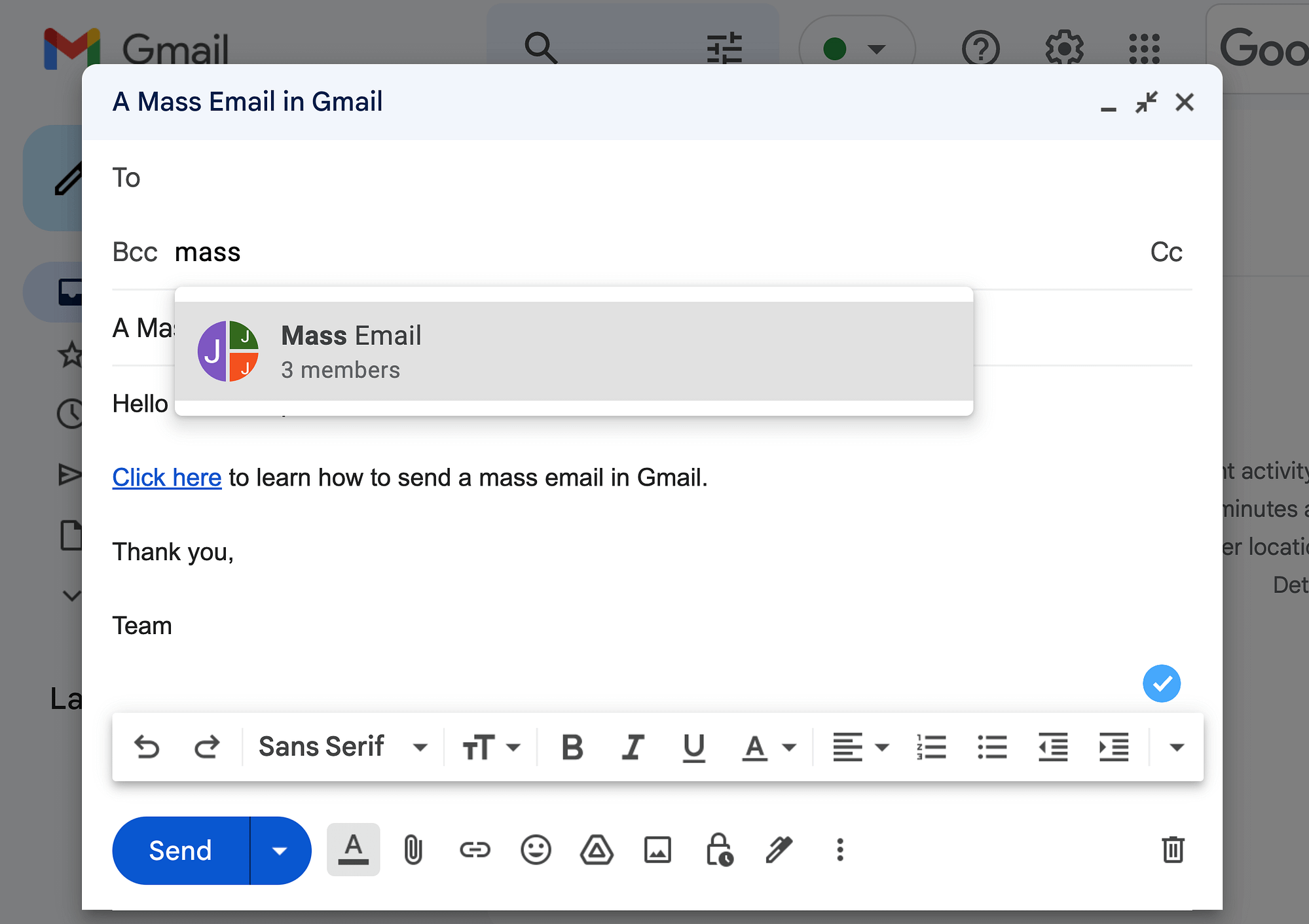 How To Send Mass Email To Google Groups For Business With Gmail