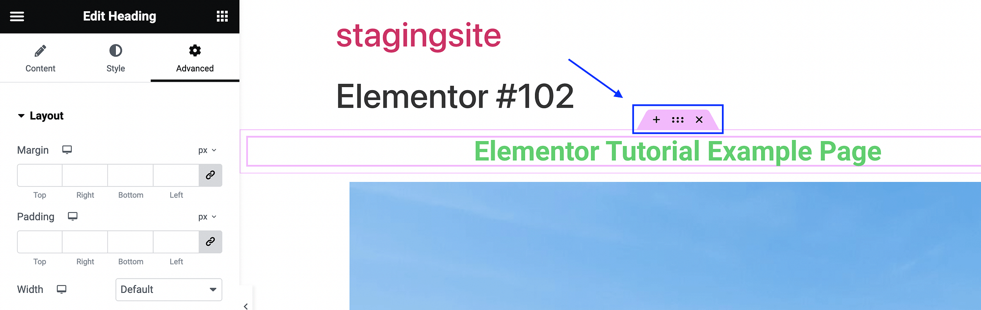 Elementor tutorial on containers.