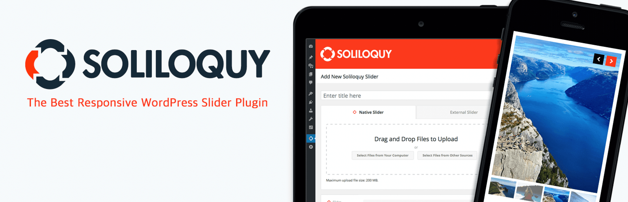 Soliloquy WordPress Slider Plugin.