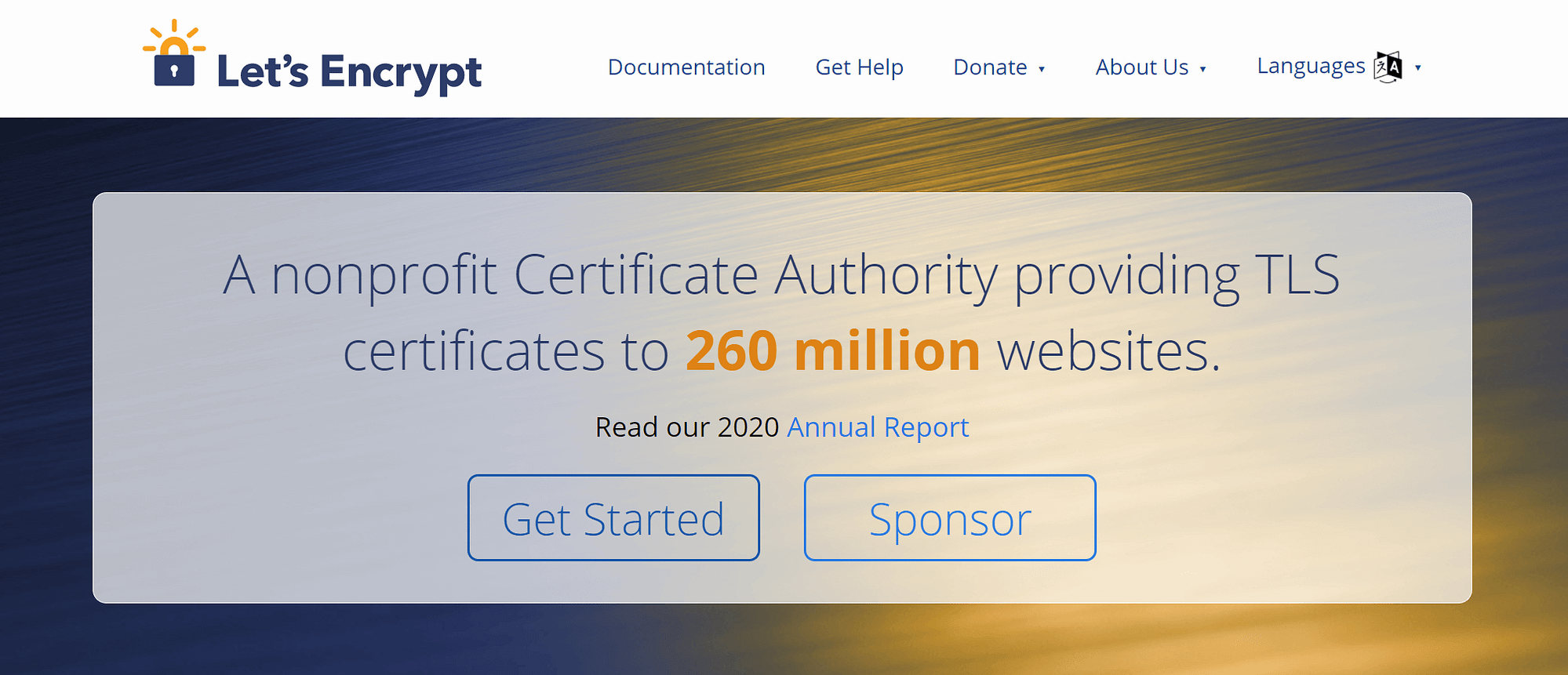 Let’s Encrypt — некоммерческая организация, предлагающая бесплатные SSL-сертификаты.
