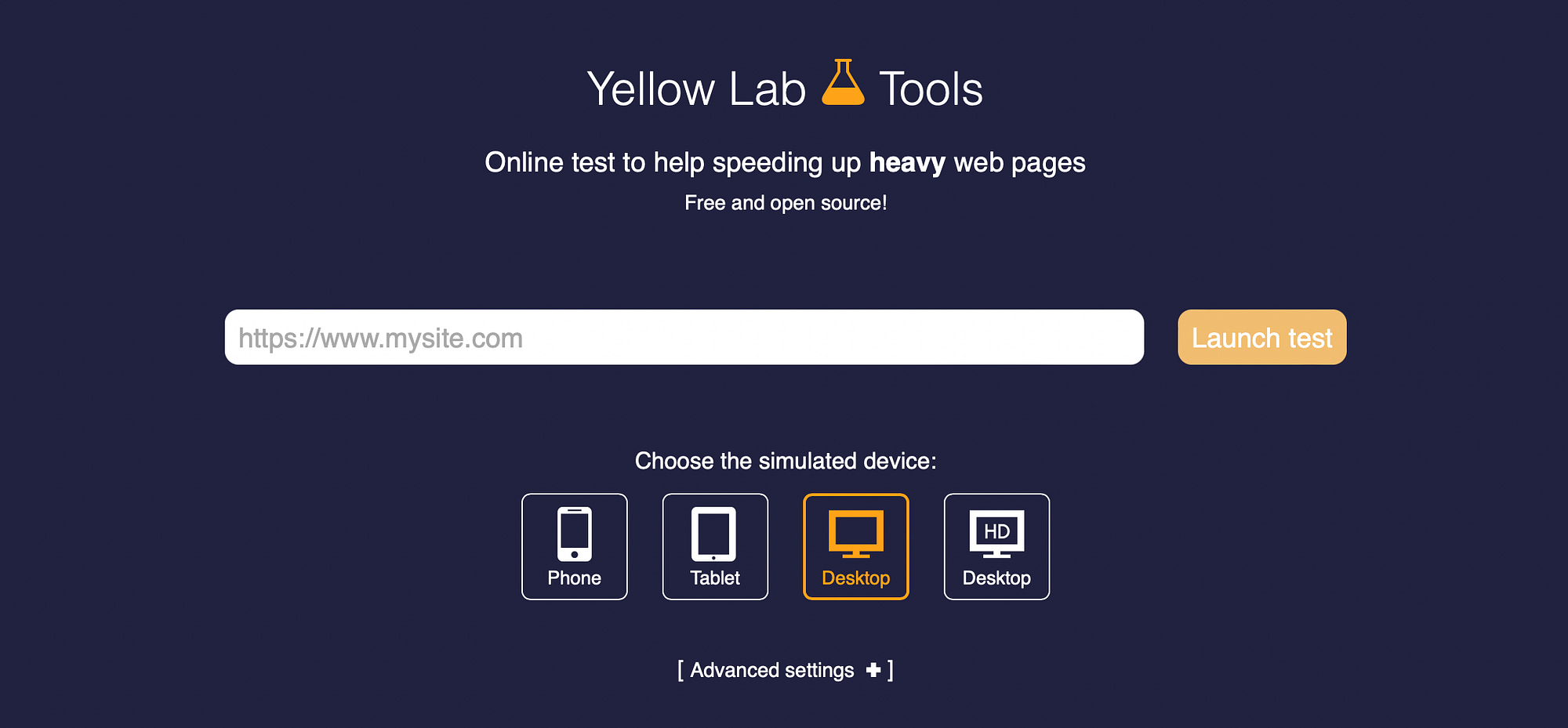 Yellow Lab Tools speed test