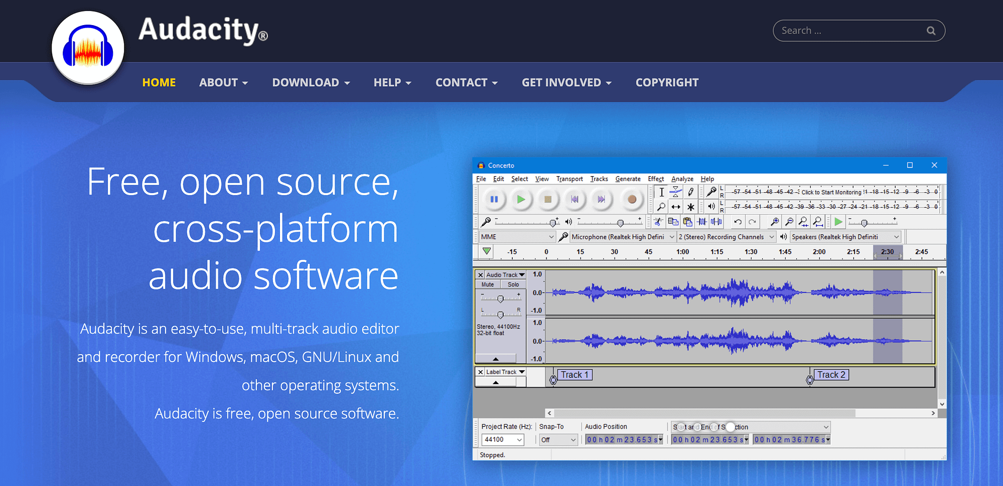 How to start a podcast for free, using open source software.