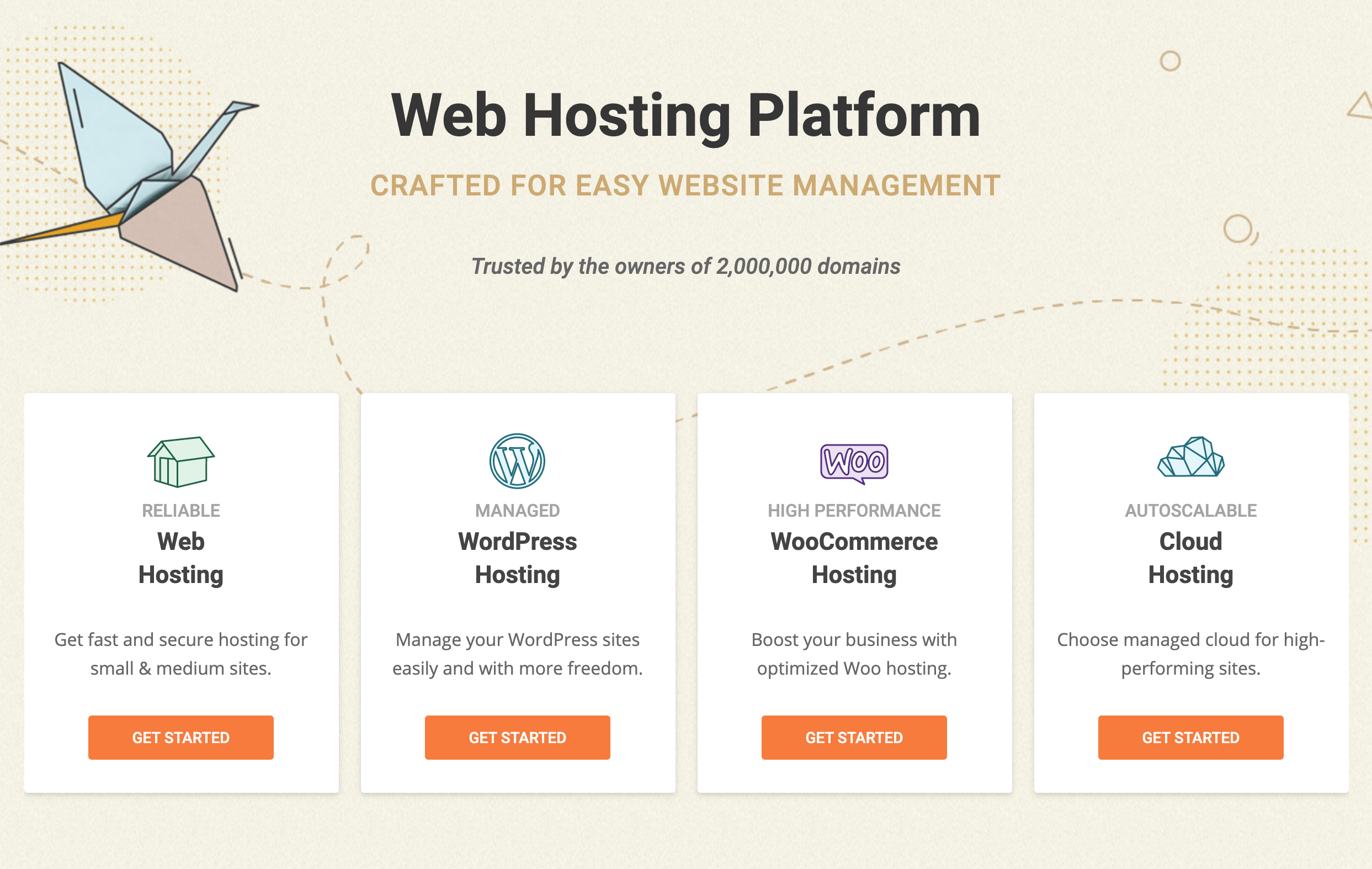 Siteground webhosting options