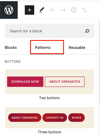 Finding Block Patterns
