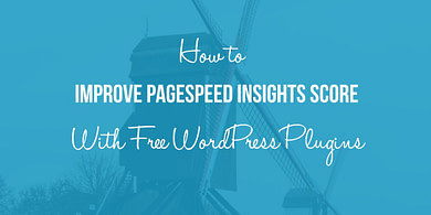 improve PageSpeed Insights score