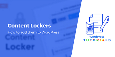 add content lockers to wordpress
