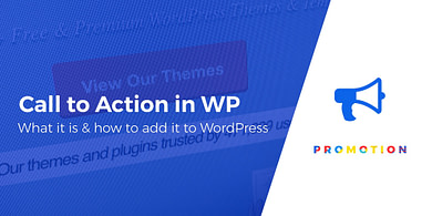add call to action to WordPress