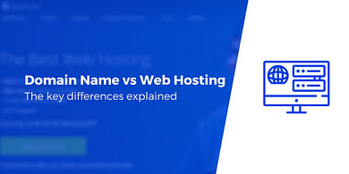 Domain name vs web hosting