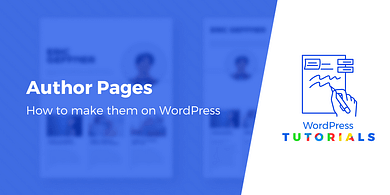 Wordpress author pages