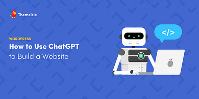 How to use ChatGPT to build a website.