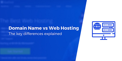 Domain name vs web hosting