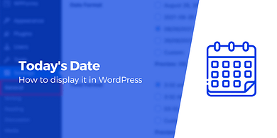 display today's date in WordPress