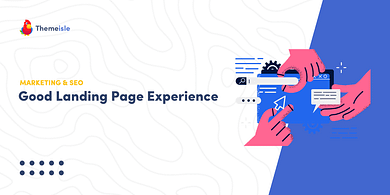 Which attributes describe a good landing page experience.