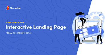 Interactive landing page.