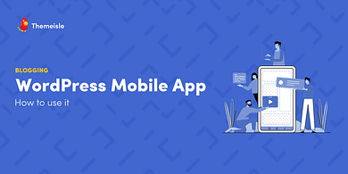 WordPress mobile app.