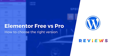 Elementor Free vs Pro
