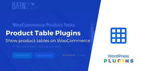 WooCommerce Product Table