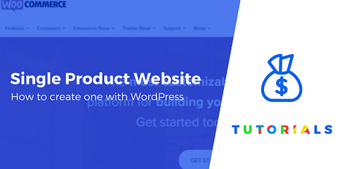 Single Product Website