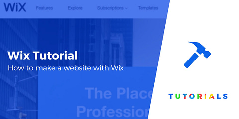 Make a website with Wix