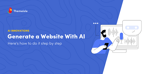Generate a website with AI.