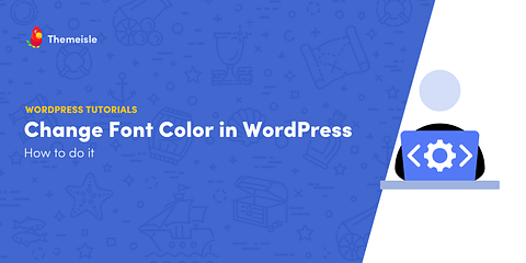 How to change font color in wordpress.