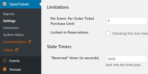 An example of a WooCommerce extension for selling tickets online.