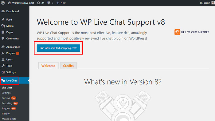 Wp-Live Chat Support Plugin