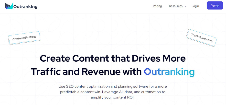 Outranking is among the best AI SEO tools on the market.